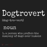 Dogtrovert Definition Funny Dog S Tumbler thumb 3