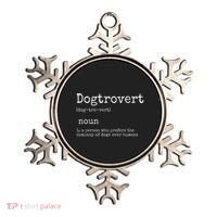 Dogtrovert Definition Funny Dog S Ornament thumb 0