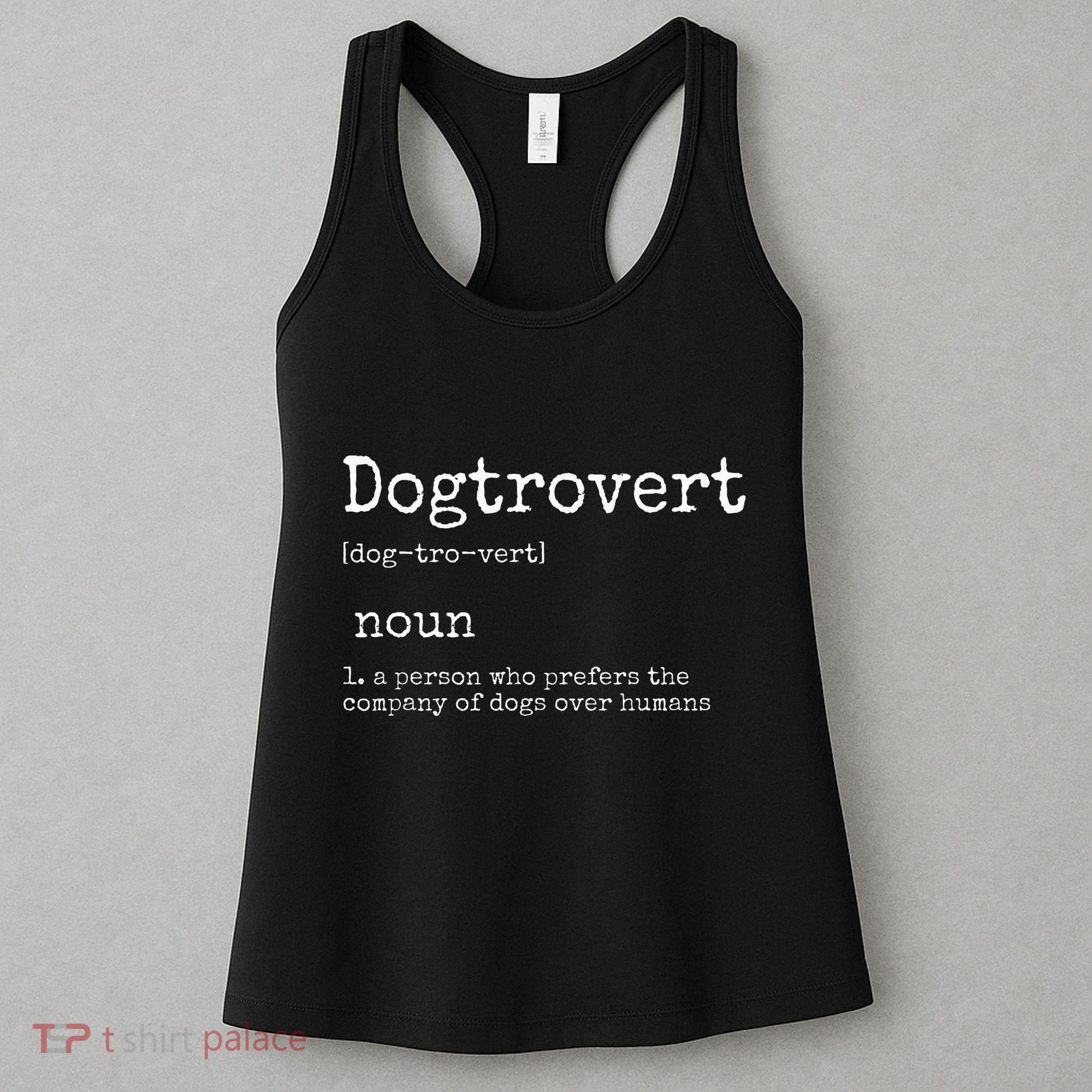 Dogtrovert Definition Funny Dog S Women's Tank Top