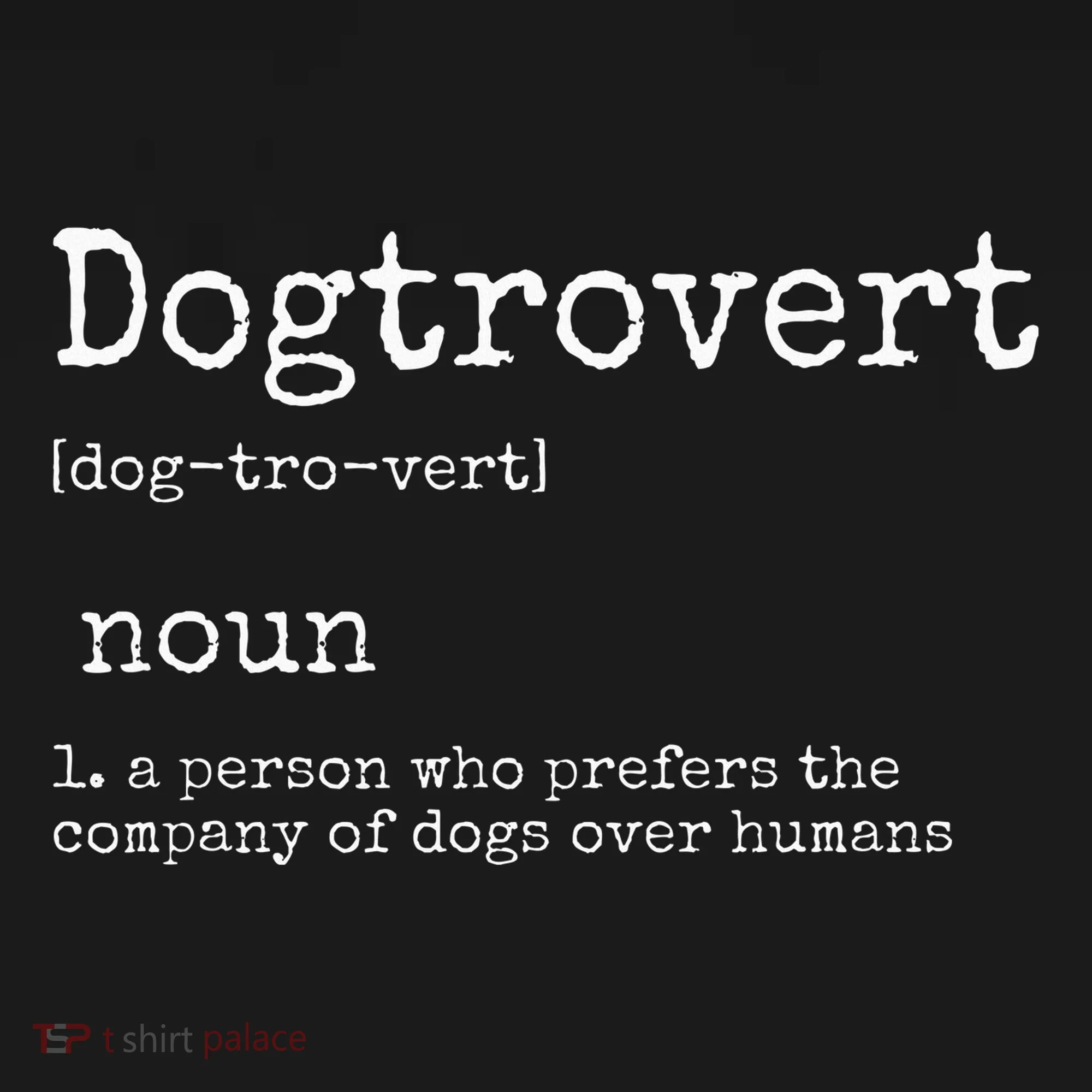 Dogtrovert Definition Funny Dog S Baby Bodysuit
