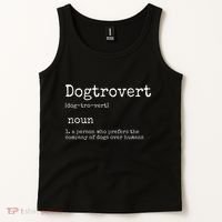 Dogtrovert Definition Funny Dog S Tank Top thumb 2