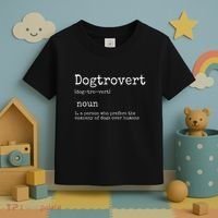 Dogtrovert Definition Funny Dog S Toddler T-Shirt thumb 3
