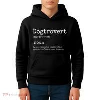 Dogtrovert Definition Funny Dog S Kids Hoodie thumb 4