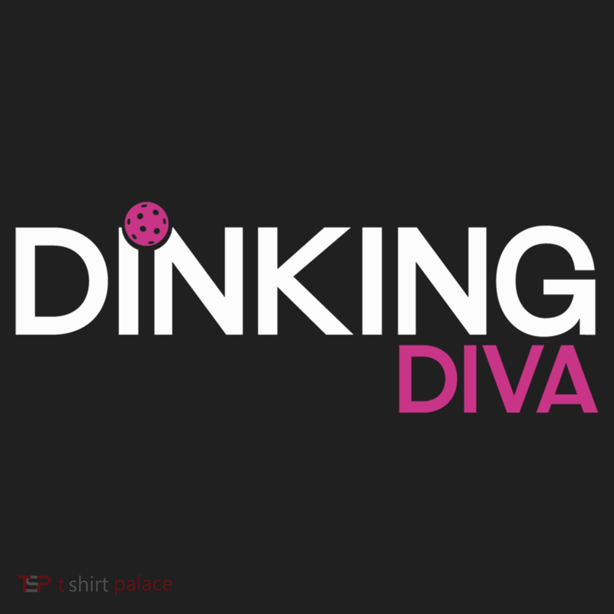 Dinking Diva Funny Pickleball Breast Cancer Awareness Gift Beanie