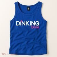 Dinking Diva Funny Pickleball Breast Cancer Awareness Gift Tank Top thumb 2