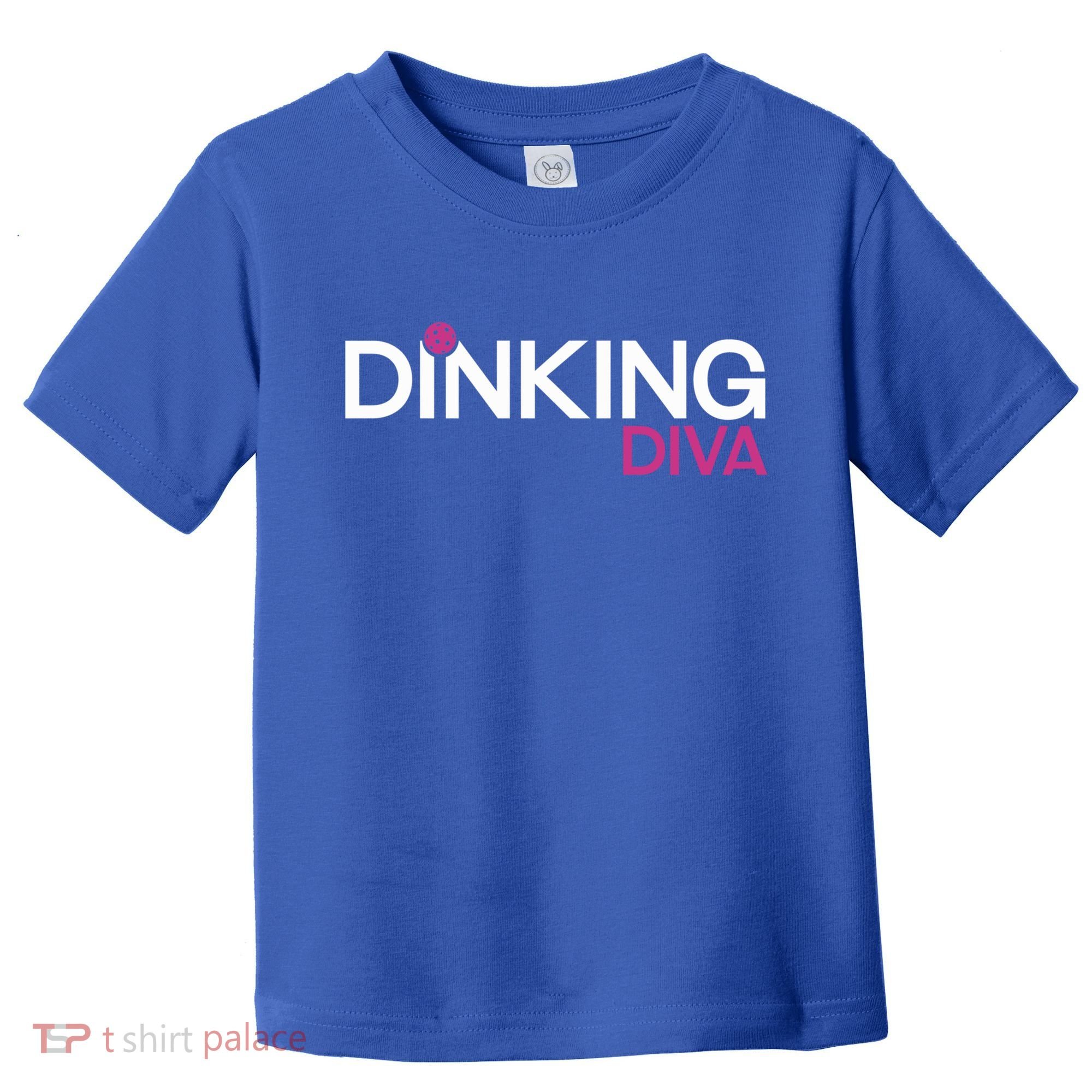 Dinking Diva Funny Pickleball Breast Cancer Awareness Gift Toddler T-Shirt