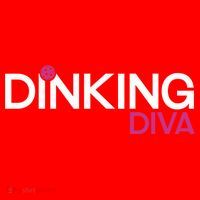 Dinking Diva Funny Pickleball Breast Cancer Awareness Gift Santa Hat thumb 1