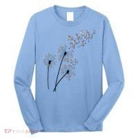 Dandelion Donkey Flower Floral Donkey Tree Lover Gift Long Sleeve Shirt thumb 0