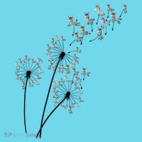 Dandelion Donkey Flower Floral Donkey Tree Lover Gift T-Shirt thumb 6