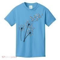 Dandelion Donkey Flower Floral Donkey Tree Lover Gift Kids T-Shirt thumb 0