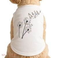 Dandelion Donkey Flower Floral Donkey Tree Lover Gift Doggie Tank thumb 0