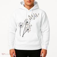 Dandelion Donkey Flower Floral Donkey Tree Lover Gift Hoodie thumb 2