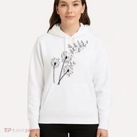 Dandelion Donkey Flower Floral Donkey Tree Lover Gift Hoodie thumb 5