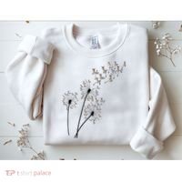 Dandelion Donkey Flower Floral Donkey Tree Lover Gift Sweatshirt thumb 2