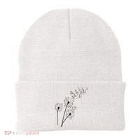 Dandelion Donkey Flower Floral Donkey Tree Lover Gift Beanie thumb 0