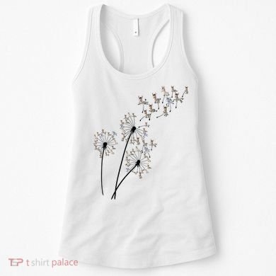 Dandelion Donkey Flower Floral Donkey Tree Lover Gift Women's Tank Top