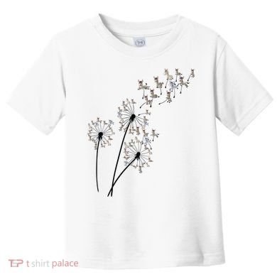 Dandelion Donkey Flower Floral Donkey Tree Lover Gift Toddler T-Shirt