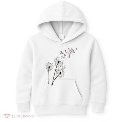 Dandelion Donkey Flower Floral Donkey Tree Lover Gift Kids Hoodie
