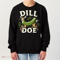 Dill Doe Funny Deer Pickle Women's Sweatshirt thumb 0