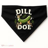 Dill Doe Funny Deer Pickle USA-Made Doggie Bandana thumb 0