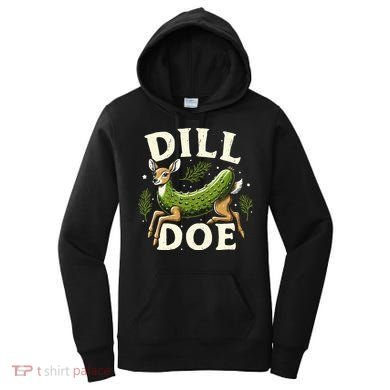 Dill Doe Funny Deer Pickle Women's Hoodie