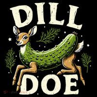 Dill Doe Funny Deer Pickle Women's Hoodie thumb 2