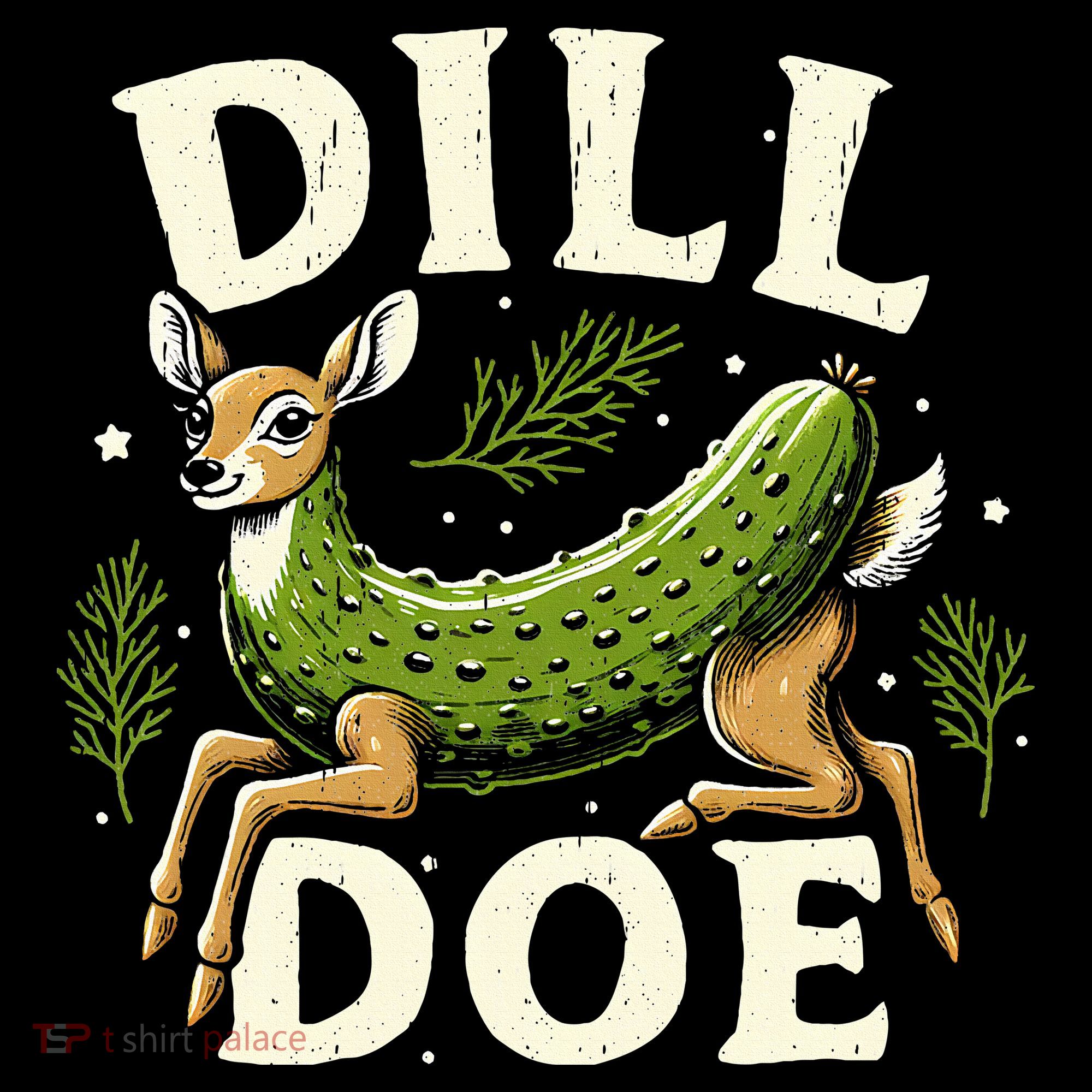 Dill Doe Funny Deer Pickle Tote Bag