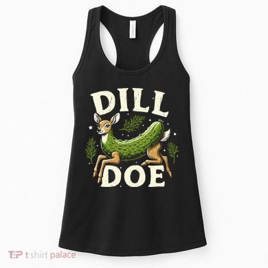 Dill Doe Funny Deer Pickle Women's Tank Top
