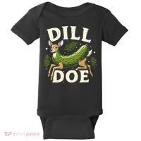 Dill Doe Funny Deer Pickle Baby Bodysuit thumb 0