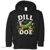 Dill Doe Funny Deer Pickle Toddler Hoodie thumb 0