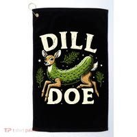 Dill Doe Funny Deer Pickle Golf Towel thumb 0