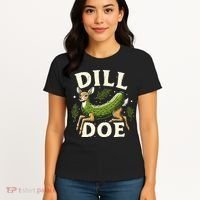 Dill Doe Funny Deer Pickle Women's T-Shirt thumb 4