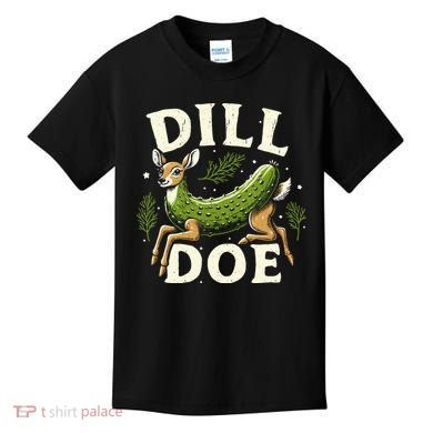 Dill Doe Funny Deer Pickle Kids T-Shirt