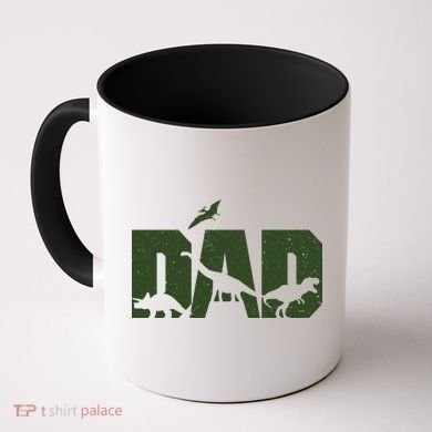 Dinosaur Dad Father's Day Coffee Mug