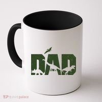 Dinosaur Dad Father's Day Coffee Mug thumb 0