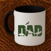 Dinosaur Dad Father's Day Coffee Mug thumb 2