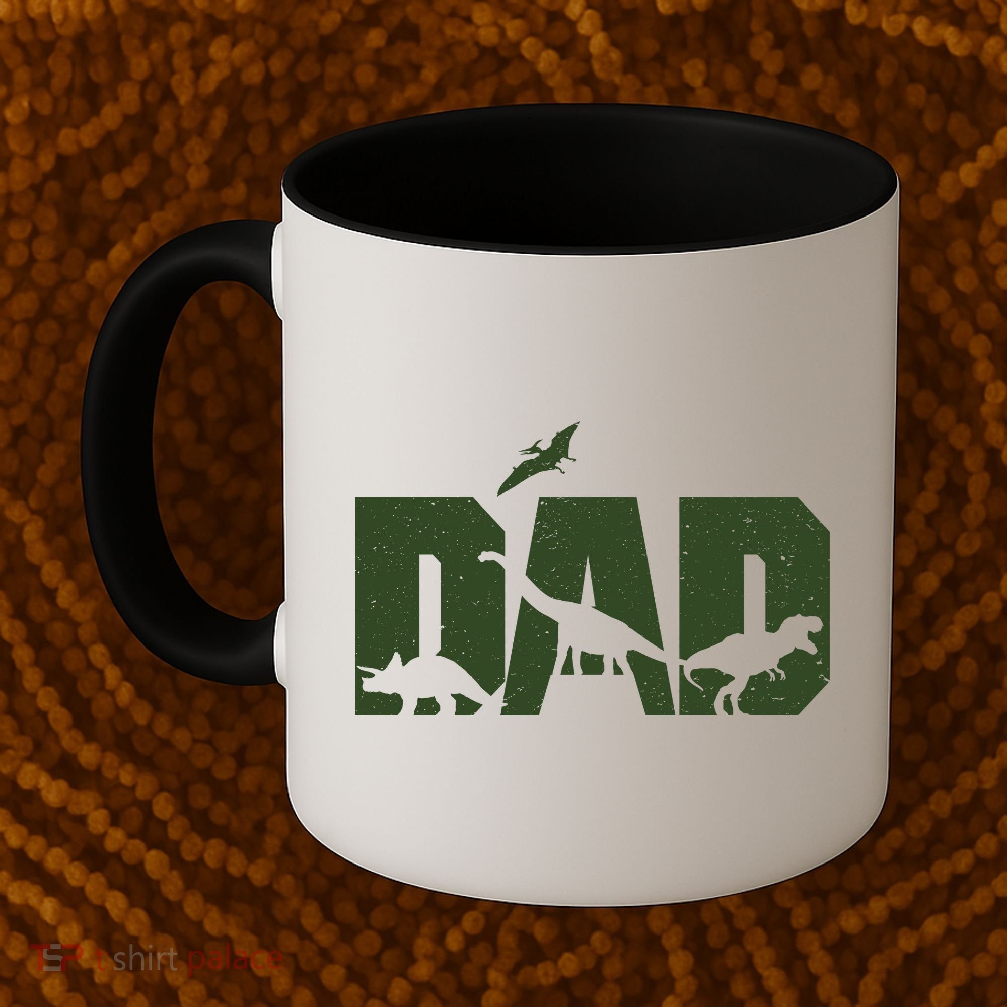 Dinosaur Dad Father's Day Coffee Mug