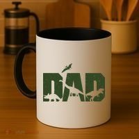 Dinosaur Dad Father's Day Coffee Mug thumb 4