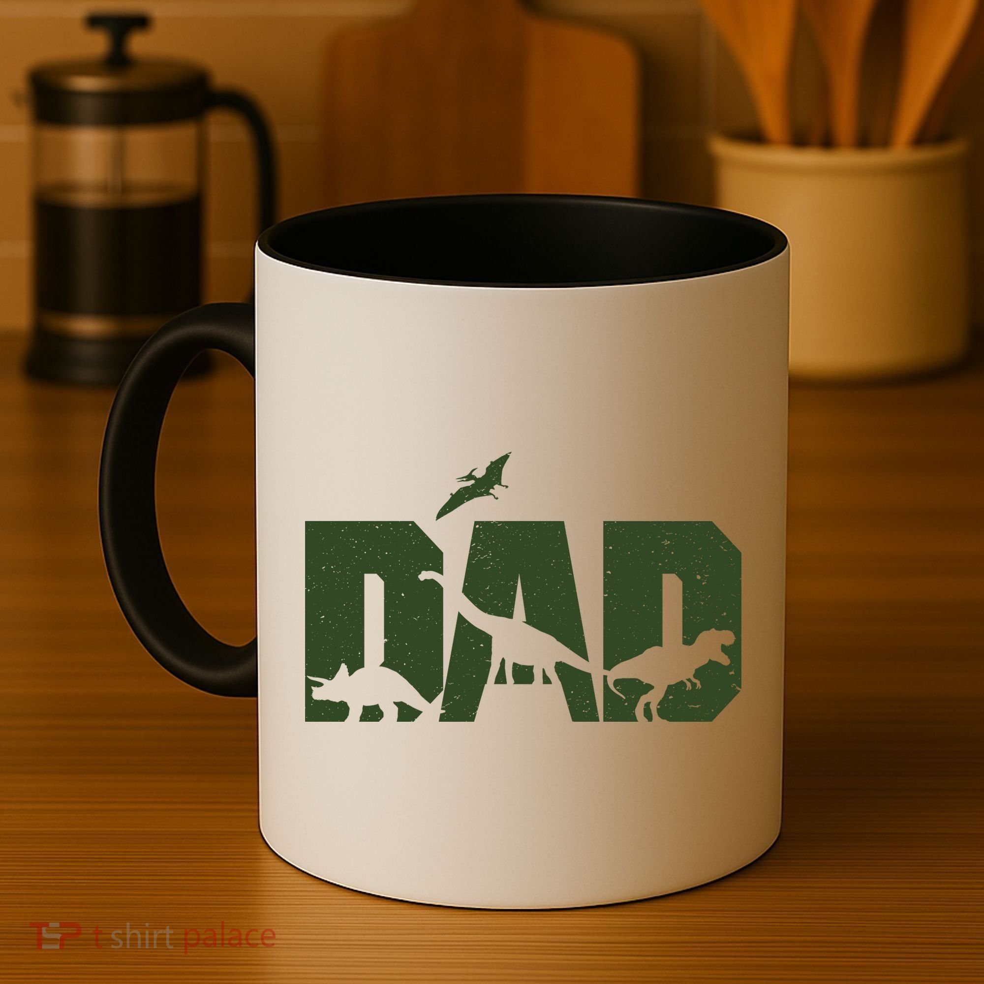 Dinosaur Dad Father's Day Coffee Mug
