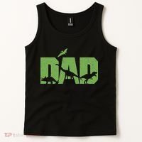 Dinosaur Dad Father's Day Tank Top thumb 2