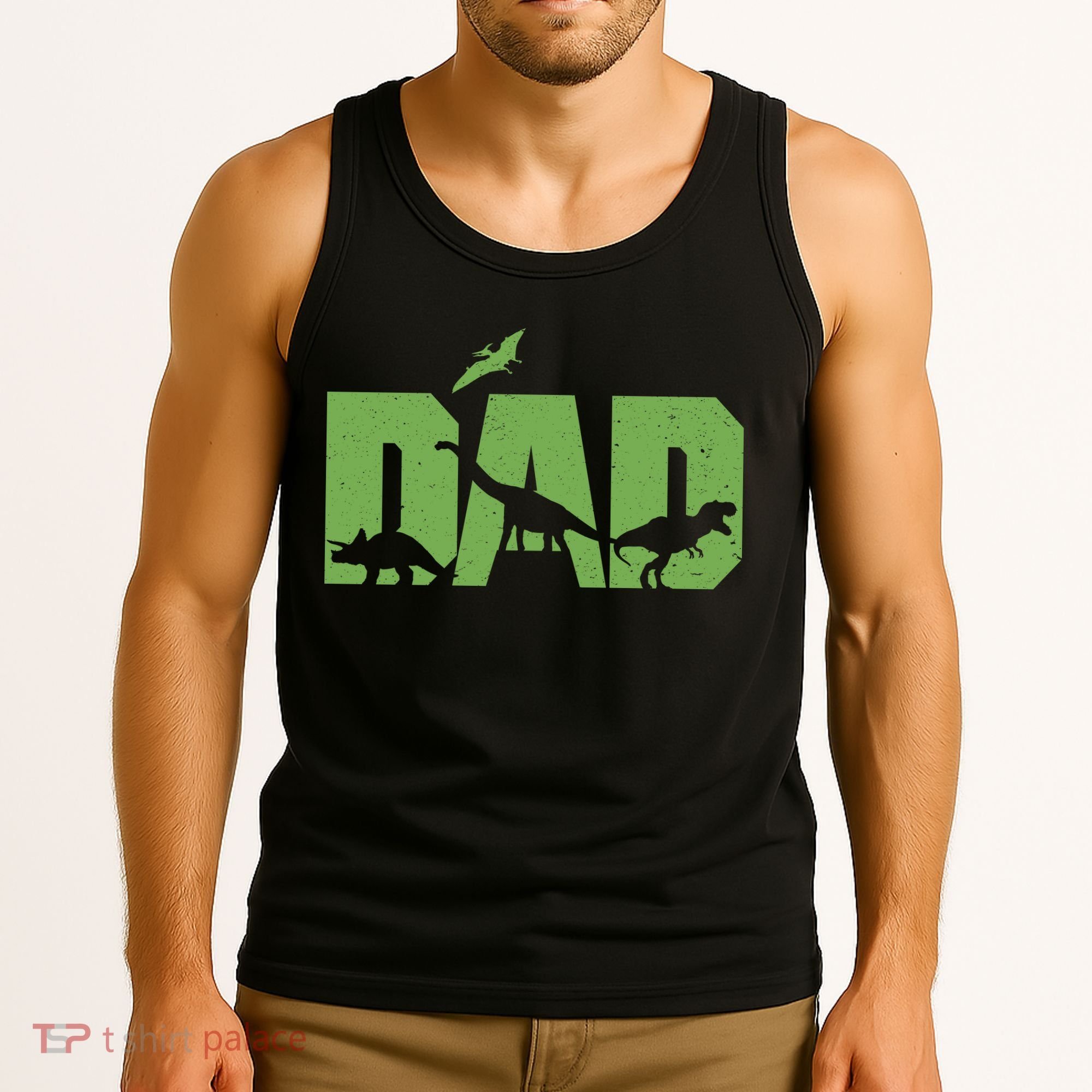 Dinosaur Dad Father's Day Tank Top