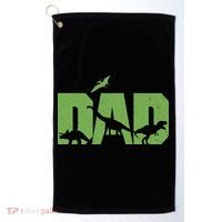 Dinosaur Dad Father's Day Golf Towel thumb 0