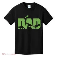 Dinosaur Dad Father's Day Kids T-Shirt thumb 0