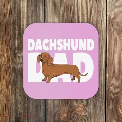 Dachshund Dad Father's Day Coaster