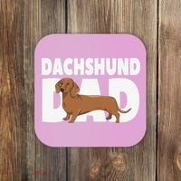 Dachshund Dad Father's Day Coaster thumb 0