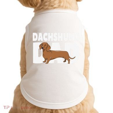 Dachshund Dad Father's Day Doggie Tank