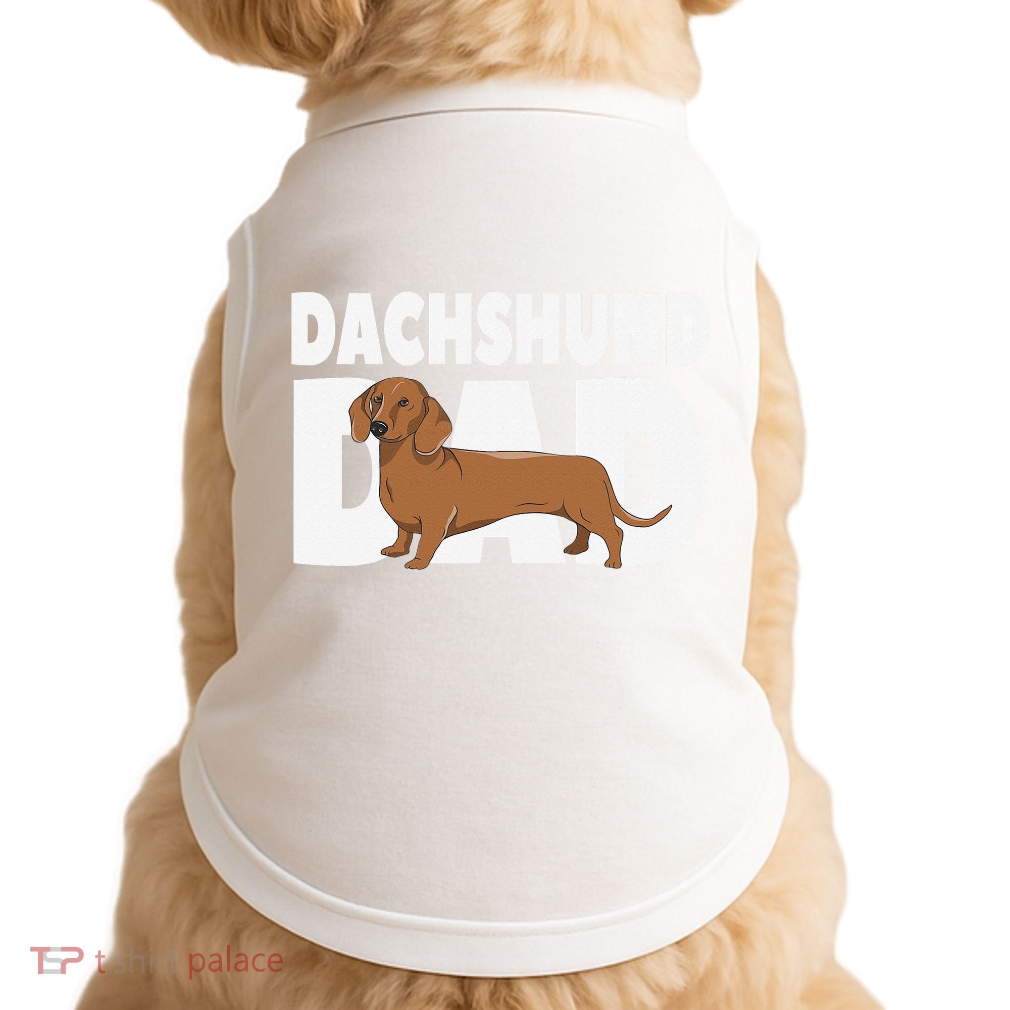Dachshund Dad Father's Day Doggie Tank