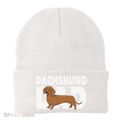 Dachshund Dad Father's Day Beanie