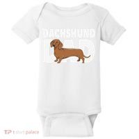 Dachshund Dad Father's Day Baby Bodysuit thumb 0