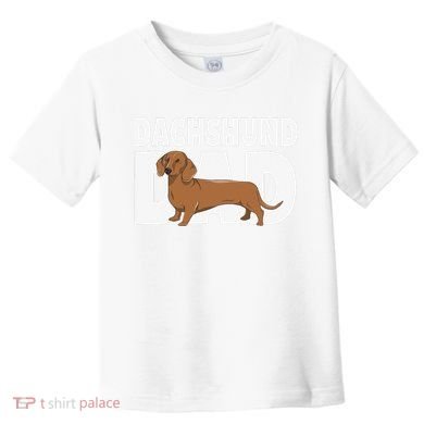 Dachshund Dad Father's Day Toddler T-Shirt